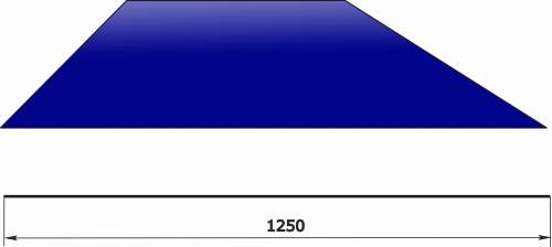 Лист гладкий RAL5005 0.7мм