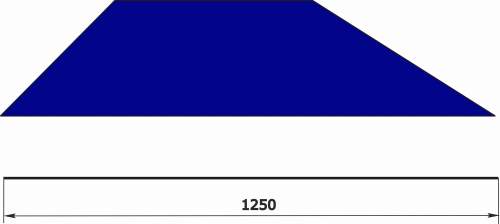 Лист гладкий RAL5005полимер матовый 0.45мм