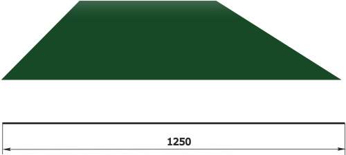 Лист гладкий RAL6005 0.7мм