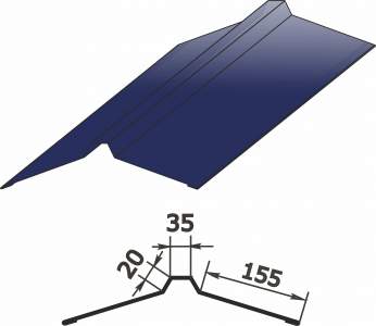 Евроконек 155мм RAL5005